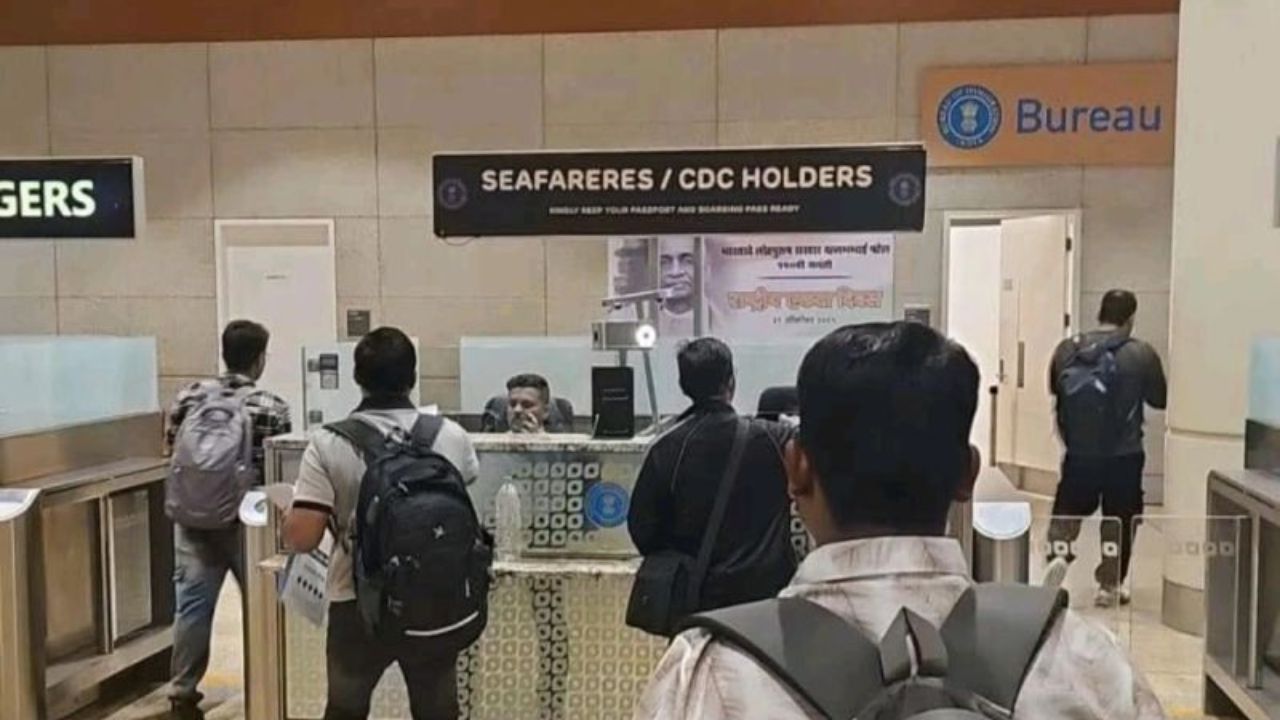Immigration counter for seafarers in India