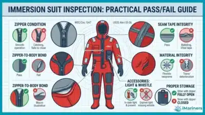 immersion suit inspection checklist